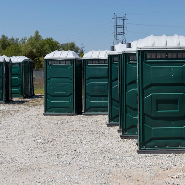are there any environmental considerations for the disposal of waste from the event porta potties